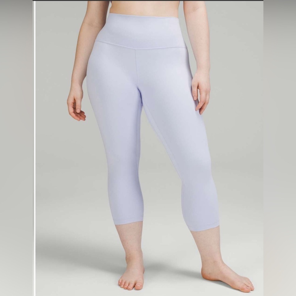 Lululemon Align High-Rise Crop 21" Pastel Blue